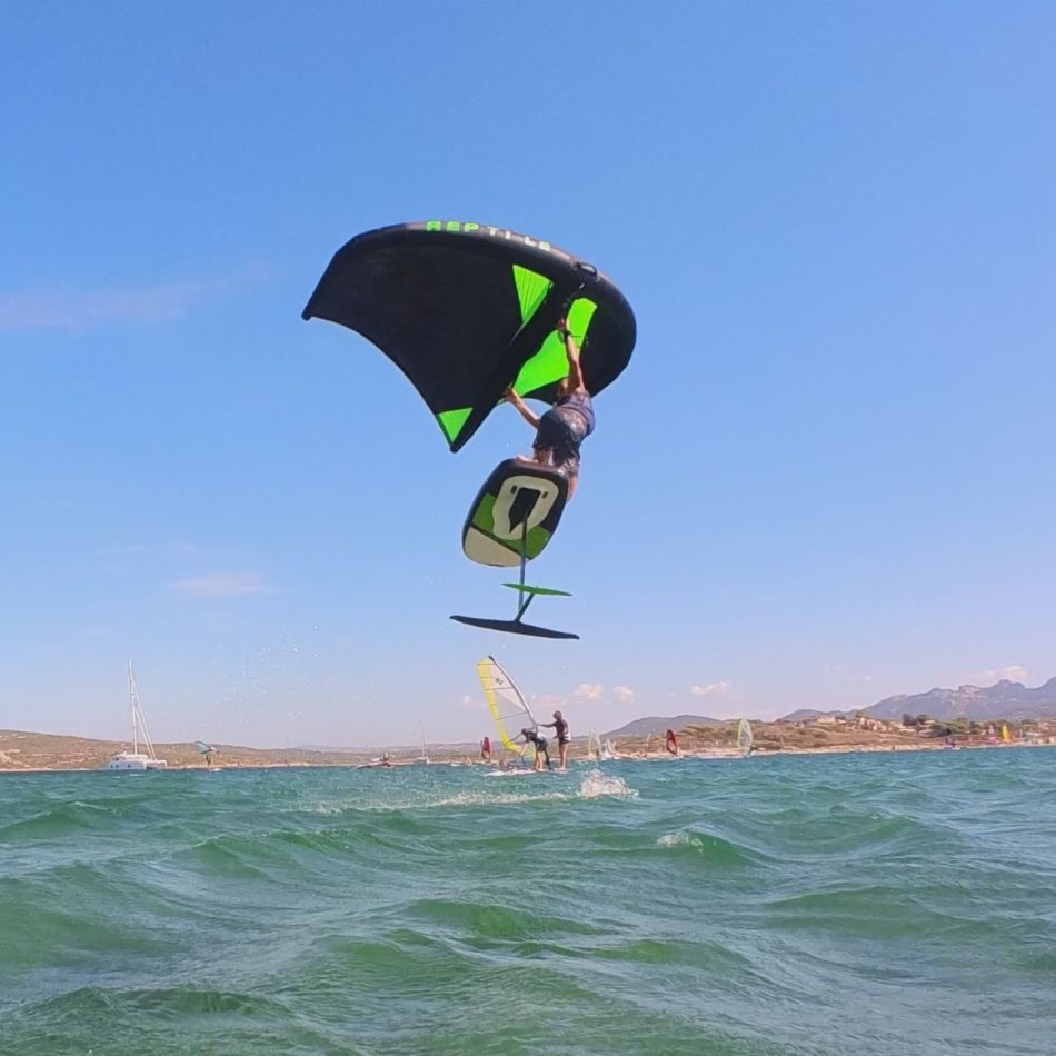 wing foil jump